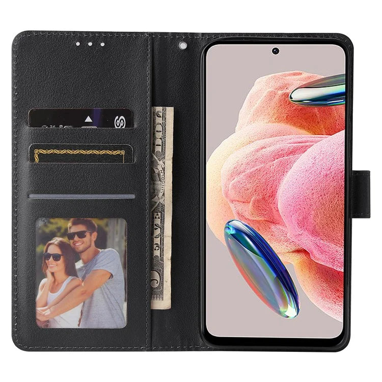 For Xiaomi Redmi Note 12 4G Full Protection Case PU Leather Flip Design Phone Cover
