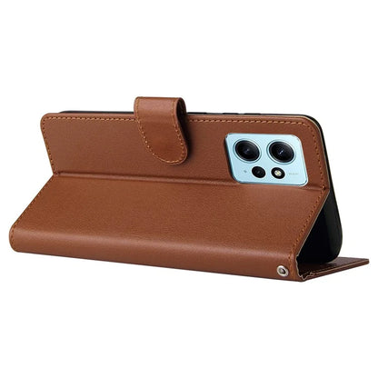 For Xiaomi Redmi Note 12 4G Full Protection Case PU Leather Flip Design Phone Cover
