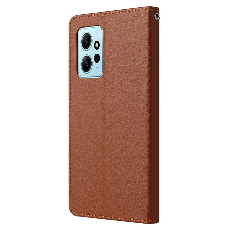 For Xiaomi Redmi Note 12 4G Full Protection Case PU Leather Flip Design Phone Cover