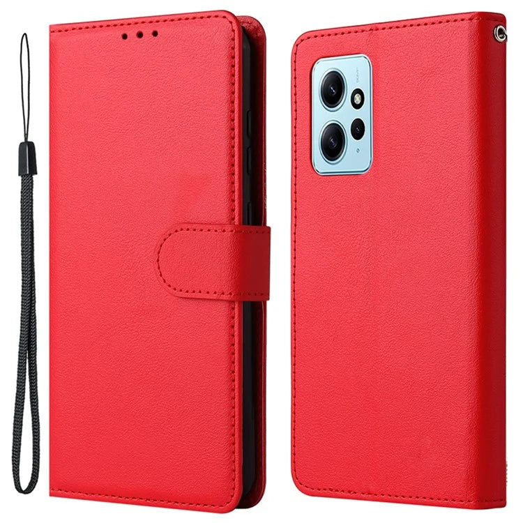 For Xiaomi Redmi Note 12 4G Full Protection Case PU Leather Flip Design Phone Cover