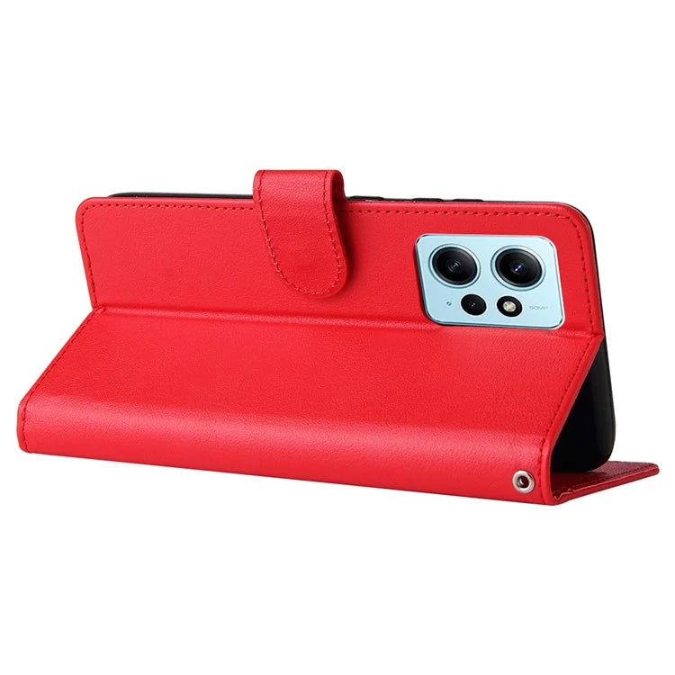 For Xiaomi Redmi Note 12 4G Full Protection Case PU Leather Flip Design Phone Cover
