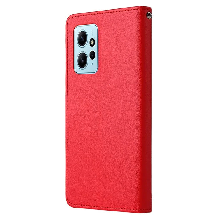 For Xiaomi Redmi Note 12 4G Full Protection Case PU Leather Flip Design Phone Cover