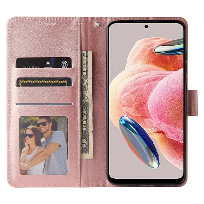 For Xiaomi Redmi Note 12 4G Full Protection Case PU Leather Flip Design Phone Cover