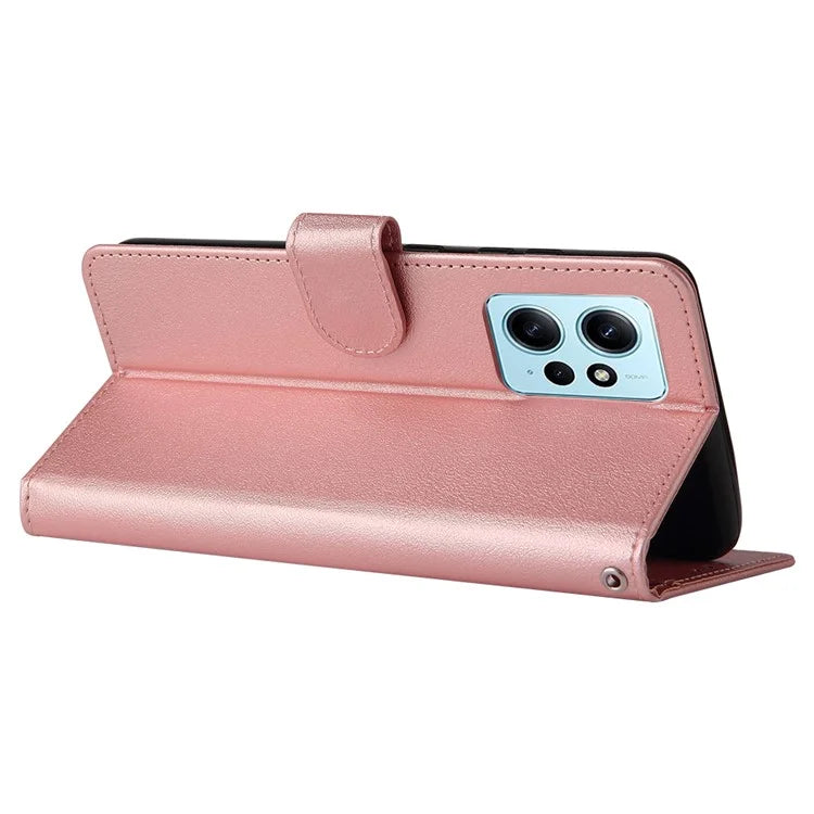 For Xiaomi Redmi Note 12 4G Full Protection Case PU Leather Flip Design Phone Cover