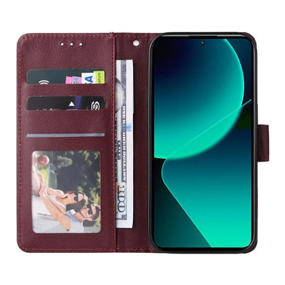 For Xiaomi Redmi K60 Ultra / 13T / 13T Pro Magnetic Phone Case PU Leather 3 Card Slots Cover