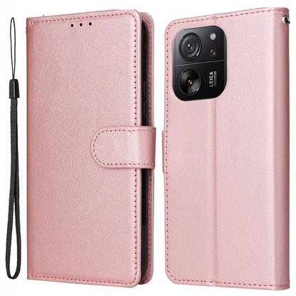 For Xiaomi Redmi K60 Ultra / 13T / 13T Pro Magnetic Phone Case PU Leather 3 Card Slots Cover