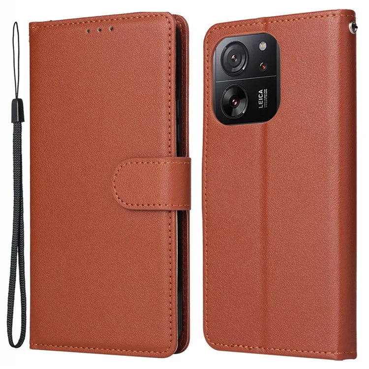 For Xiaomi Redmi K60 Ultra / 13T / 13T Pro Magnetic Phone Case PU Leather 3 Card Slots Cover