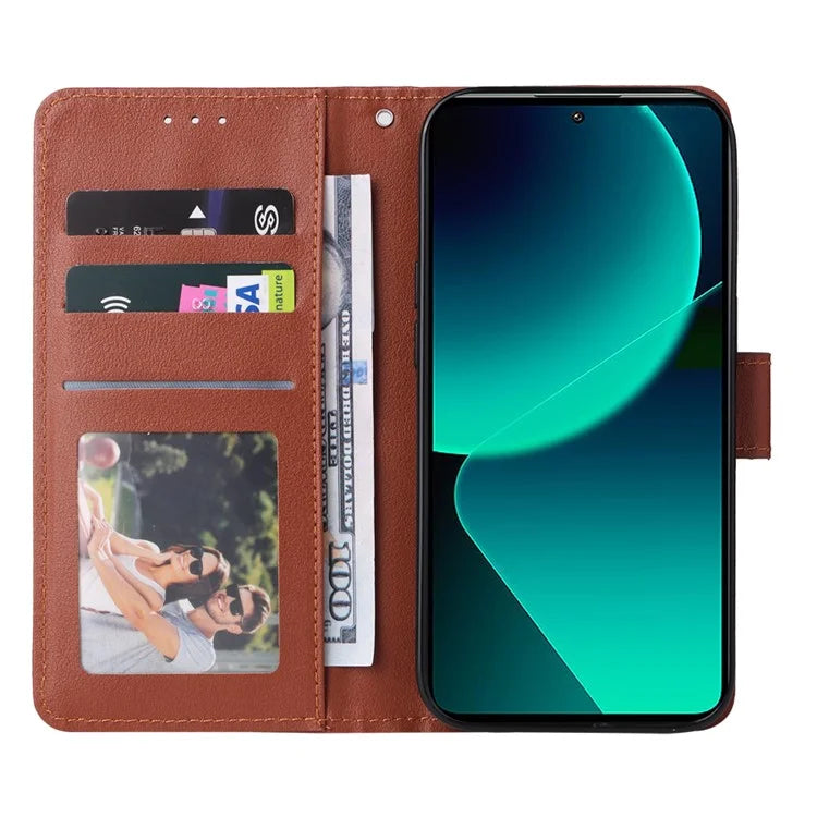 For Xiaomi Redmi K60 Ultra / 13T / 13T Pro Magnetic Phone Case PU Leather 3 Card Slots Cover