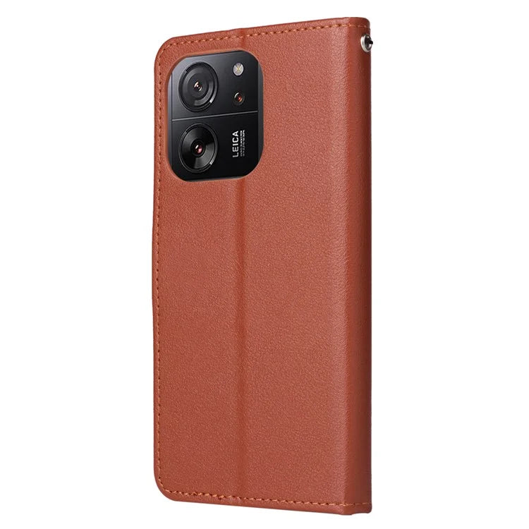For Xiaomi Redmi K60 Ultra / 13T / 13T Pro Magnetic Phone Case PU Leather 3 Card Slots Cover