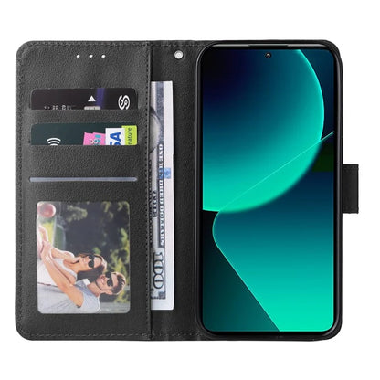 For Xiaomi Redmi K60 Ultra / 13T / 13T Pro Magnetic Phone Case PU Leather 3 Card Slots Cover