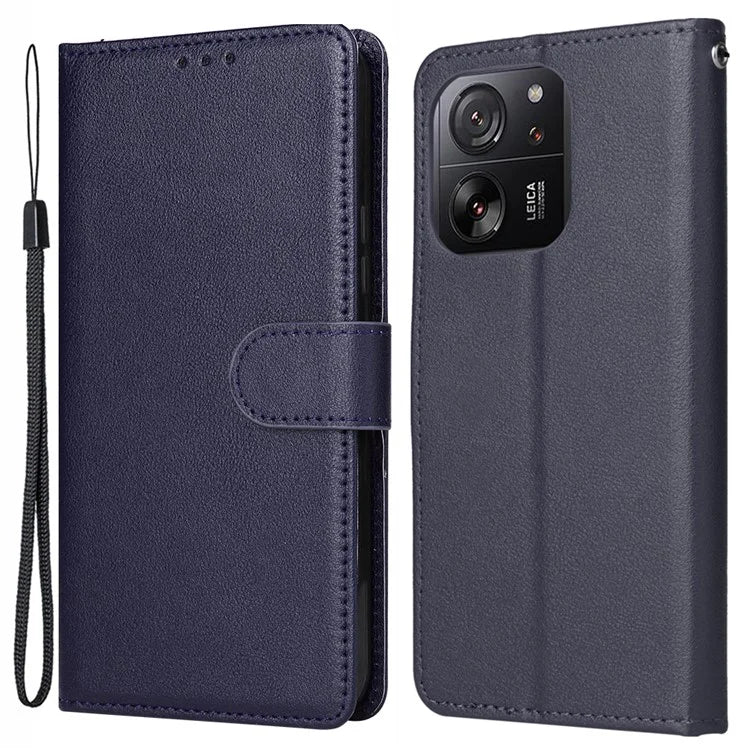 For Xiaomi Redmi K60 Ultra / 13T / 13T Pro Magnetic Phone Case PU Leather 3 Card Slots Cover