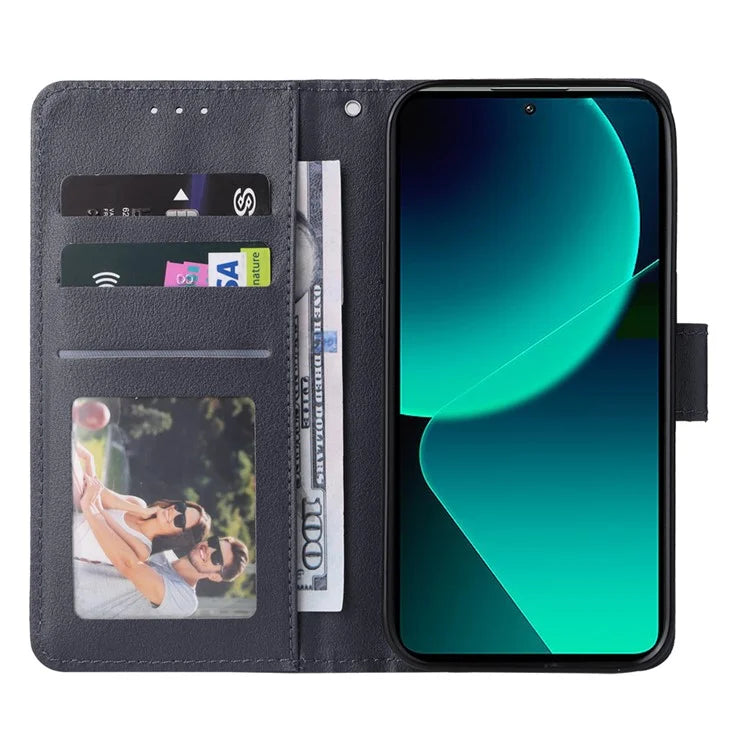 For Xiaomi Redmi K60 Ultra / 13T / 13T Pro Magnetic Phone Case PU Leather 3 Card Slots Cover