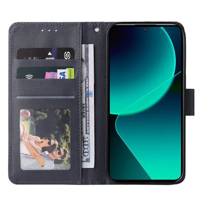 For Xiaomi Redmi K60 Ultra / 13T / 13T Pro Magnetic Phone Case PU Leather 3 Card Slots Cover