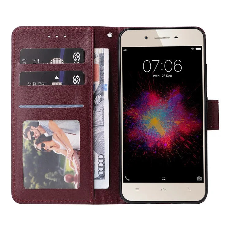 For vivo Y53 Case PU Leather 3 Card Holder Wallet Phone Cover Wholesale Distributors