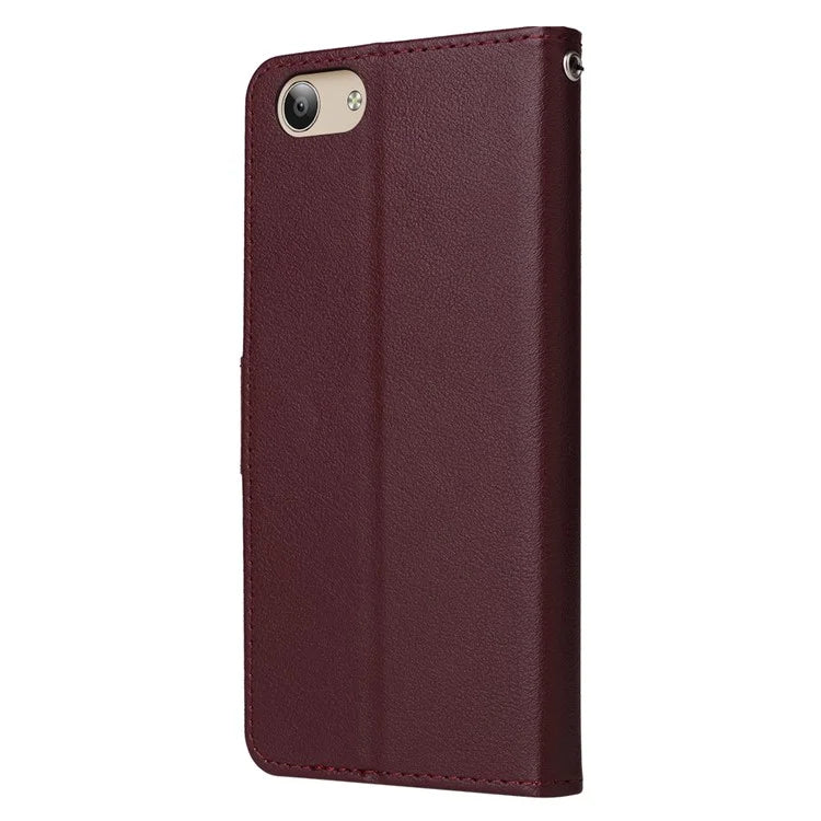 For vivo Y53 Case PU Leather 3 Card Holder Wallet Phone Cover Wholesale Distributors