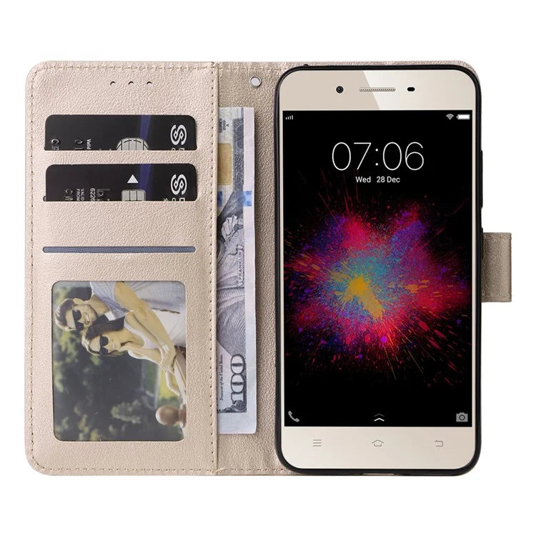 For vivo Y53 Case PU Leather 3 Card Holder Wallet Phone Cover Wholesale Distributors