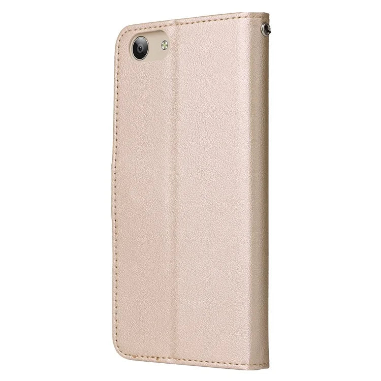 For vivo Y53 Case PU Leather 3 Card Holder Wallet Phone Cover Wholesale Distributors