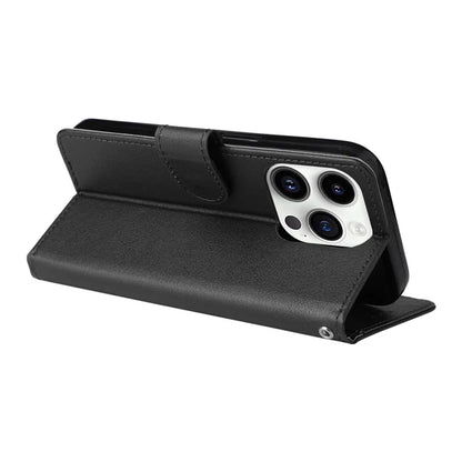 For iPhone 14 Pro Case Anti-fall PU Leather Stand Flip Phone Cover with Magnetic Clasp