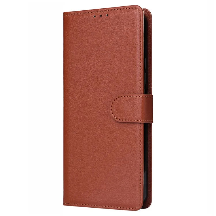 For iPhone 14 Pro Case Anti-fall PU Leather Stand Flip Phone Cover with Magnetic Clasp