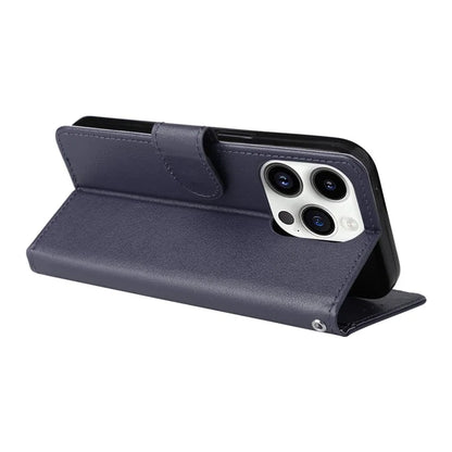 For iPhone 14 Pro Case Anti-fall PU Leather Stand Flip Phone Cover with Magnetic Clasp