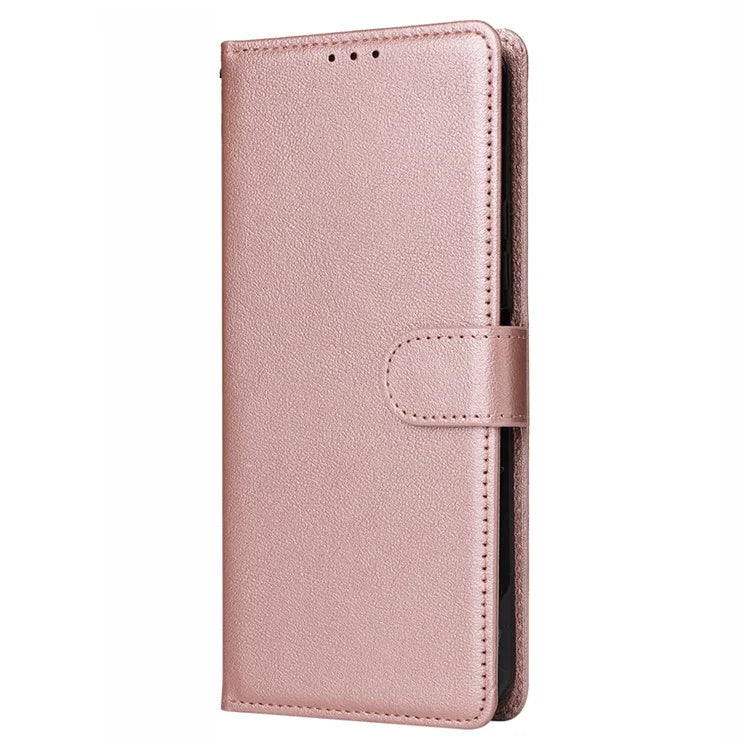 For iPhone 14 Pro Case Anti-fall PU Leather Stand Flip Phone Cover with Magnetic Clasp