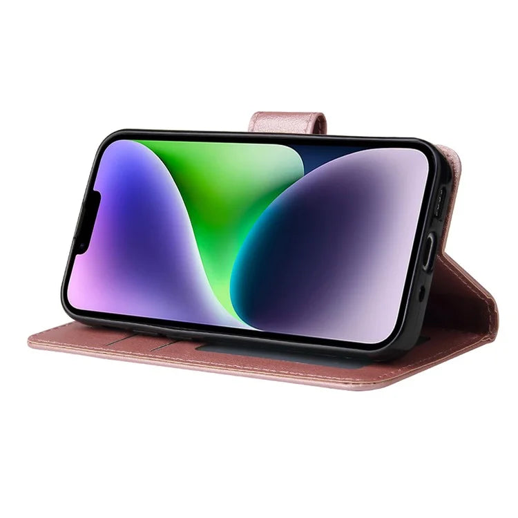 For iPhone 14 Plus Leather Case Wallet Stand Mobile Phone Cover Wholesale