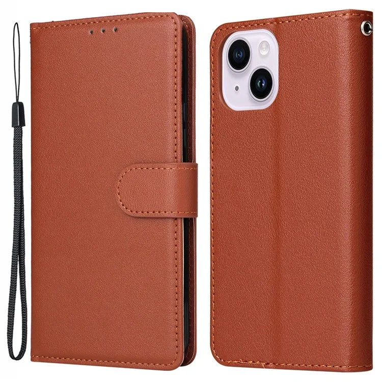 For iPhone 14 Plus Leather Case Wallet Stand Mobile Phone Cover Wholesale