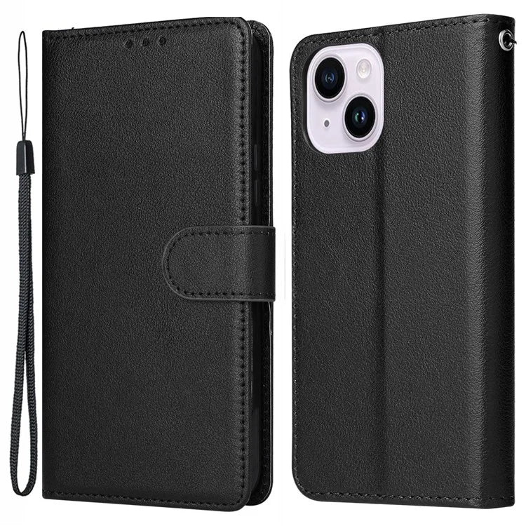 For iPhone 14 Plus Leather Case Wallet Stand Mobile Phone Cover Wholesale