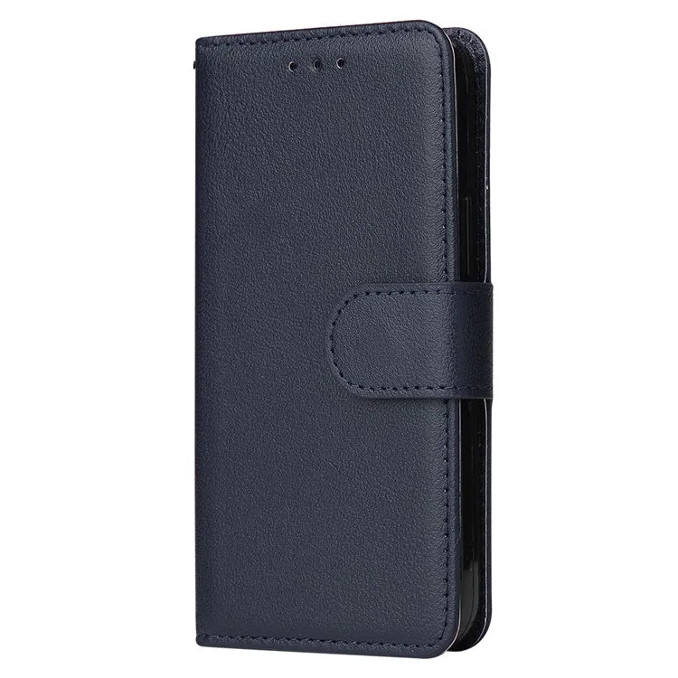 For iPhone 14 Protective Case Anti-Drop PU Leather Wallet Phone Cover
