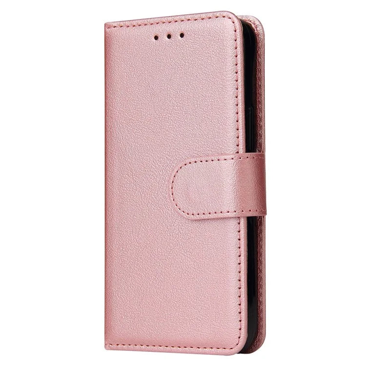For iPhone 14 Protective Case Anti-Drop PU Leather Wallet Phone Cover