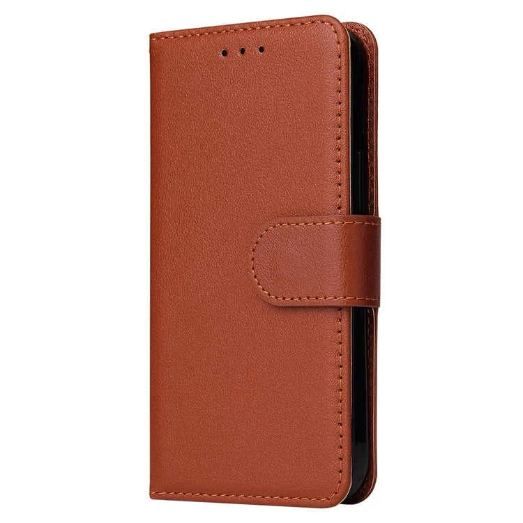 For iPhone 14 Protective Case Anti-Drop PU Leather Wallet Phone Cover