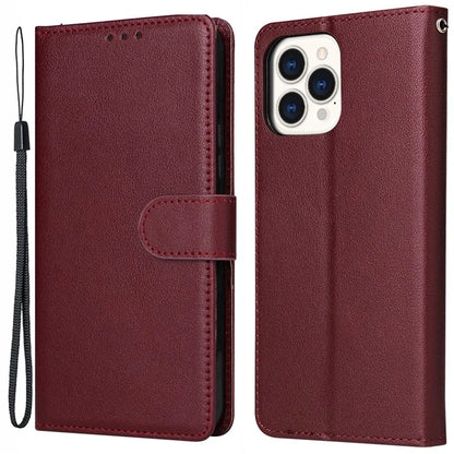 For iPhone 13 Pro Case Card Slots Wallet PU Leather Folio Flip Phone Cover