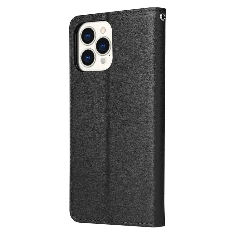 For iPhone 13 Pro Case Card Slots Wallet PU Leather Folio Flip Phone Cover