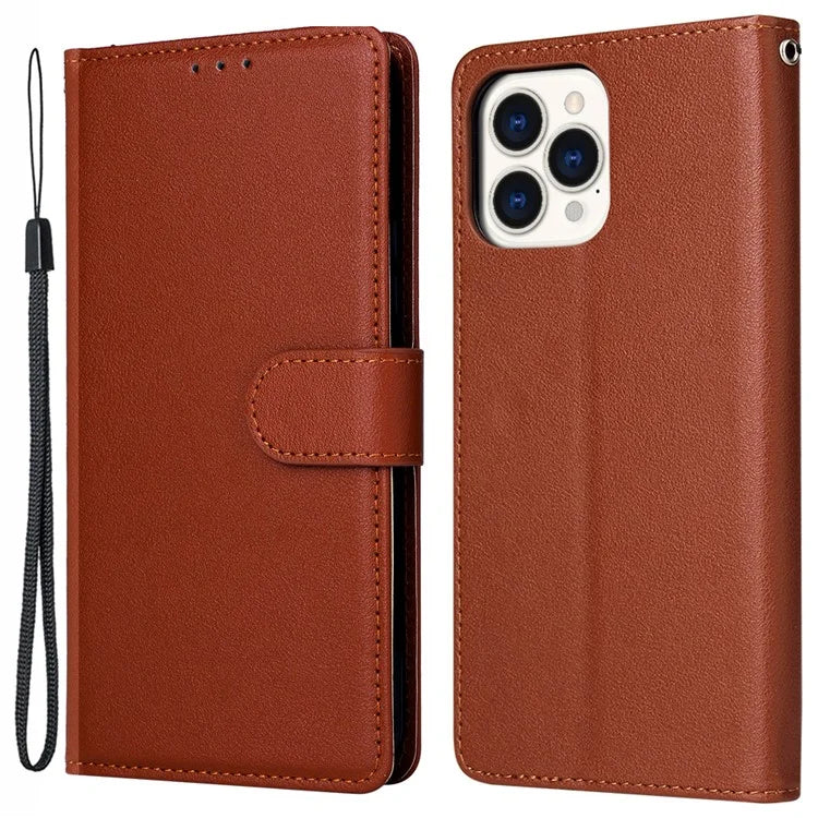 For iPhone 13 Pro Case Card Slots Wallet PU Leather Folio Flip Phone Cover