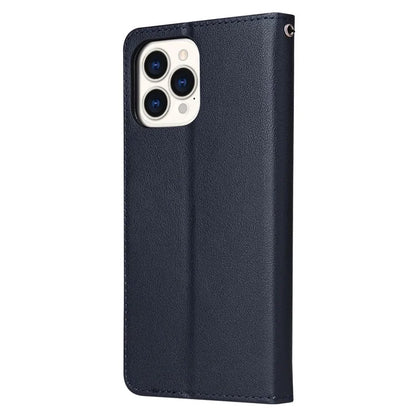 For iPhone 13 Pro Case Card Slots Wallet PU Leather Folio Flip Phone Cover