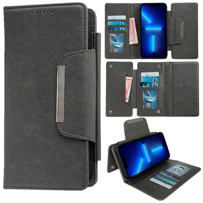 For iPhone 13 Pro Case Detachable 2-in-1 Leather Wallet Phone Cover