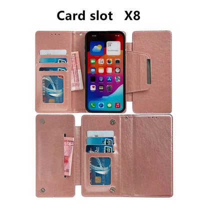 For iPhone 13 Pro Case Detachable 2-in-1 Leather Wallet Phone Cover