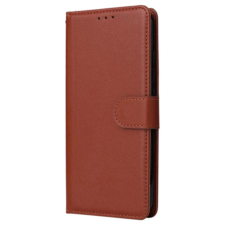 For Samsung Galaxy A04e 4G / F04 4G / M04 4G Case 3 Card Holders PU Leather Phone Stand Cover