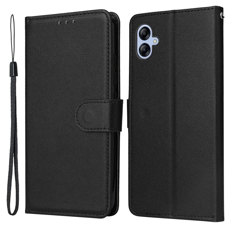For Samsung Galaxy A04e 4G / F04 4G / M04 4G Case 3 Card Holders PU Leather Phone Stand Cover
