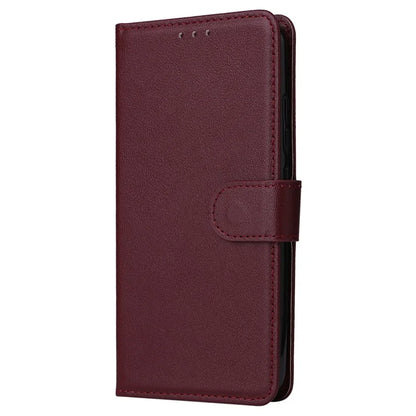 For Samsung Galaxy A04e 4G / F04 4G / M04 4G Case 3 Card Holders PU Leather Phone Stand Cover