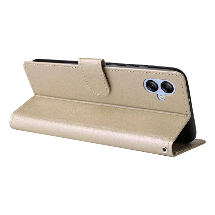 For Samsung Galaxy A04e 4G / F04 4G / M04 4G Case 3 Card Holders PU Leather Phone Stand Cover