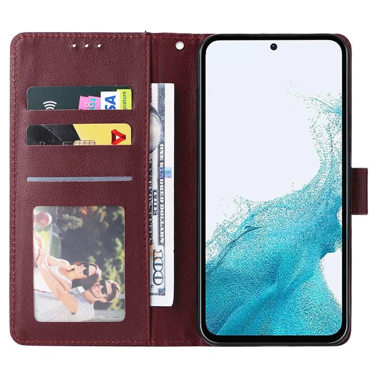 For Samsung Galaxy A54 5G Case PU Leather Stand Folio Wallet Phone Cover