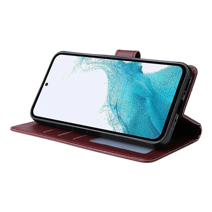 For Samsung Galaxy A54 5G Case PU Leather Stand Folio Wallet Phone Cover