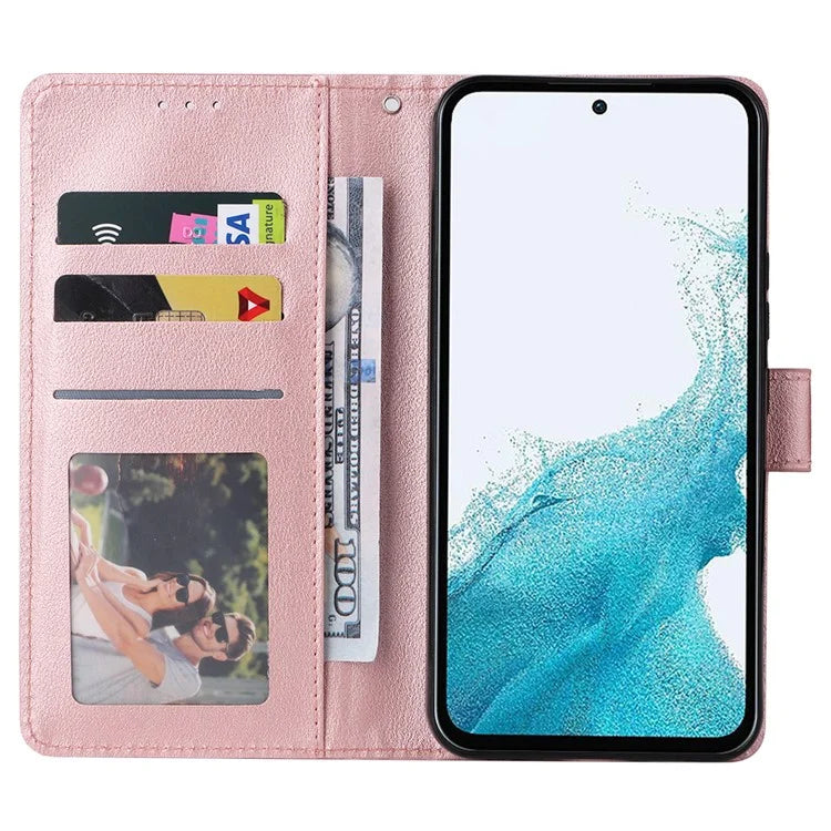 For Samsung Galaxy A54 5G Case PU Leather Stand Folio Wallet Phone Cover