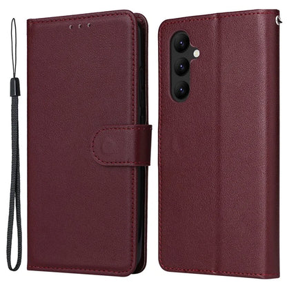 For Samsung Galaxy A34 5G Leather Phone Case with Wallet Mobile Accessories Wholesale
