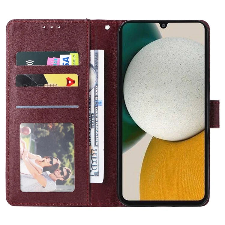 For Samsung Galaxy A34 5G Leather Phone Case with Wallet Mobile Accessories Wholesale