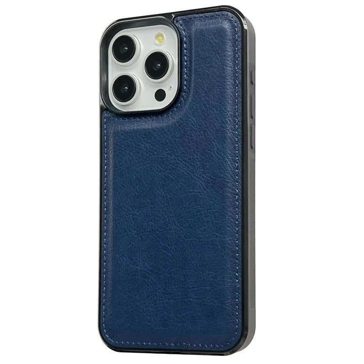For iPhone 13 Pro Case Calf Texture TPU+Leather Shockproof Smart Phone Shell