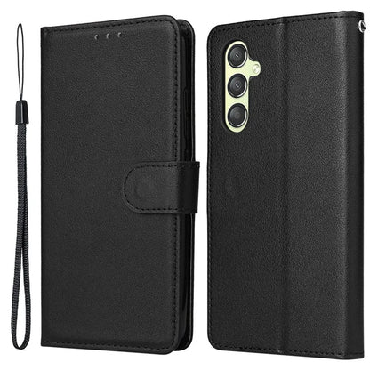 For Samsung Galaxy A24 4G (162.1 x 77.6 x 8.3mm) Case PU Leather Folio Stand View Phone Cover