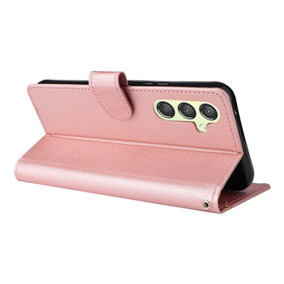 For Samsung Galaxy A24 4G (162.1 x 77.6 x 8.3mm) Case PU Leather Folio Stand View Phone Cover