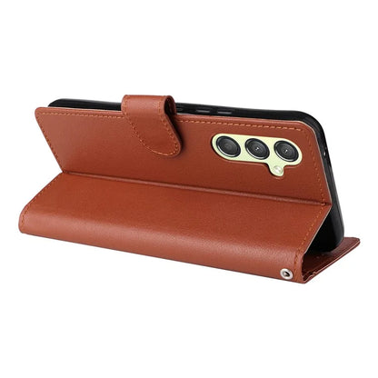 For Samsung Galaxy A24 4G (162.1 x 77.6 x 8.3mm) Case PU Leather Folio Stand View Phone Cover